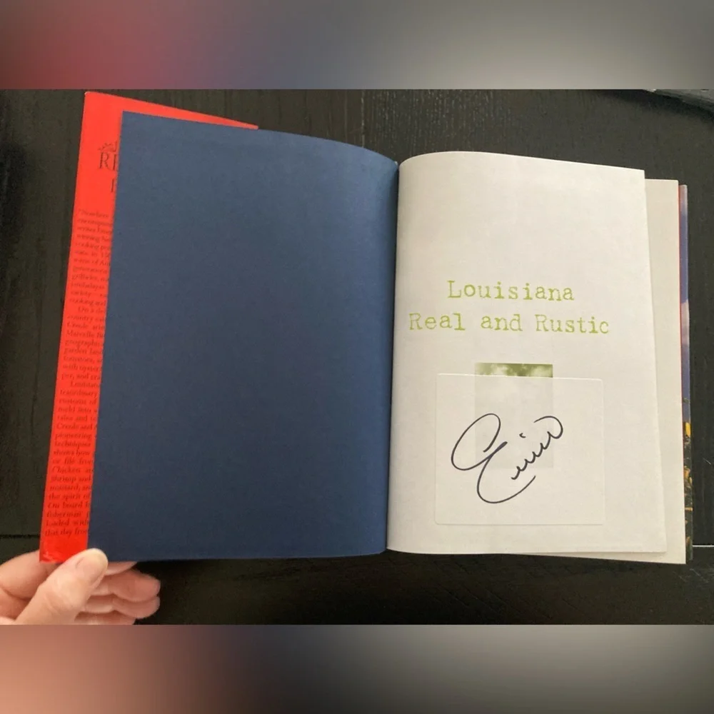 Autographed Emeril Lagasse cookbook-Louisiana Real & Rustic